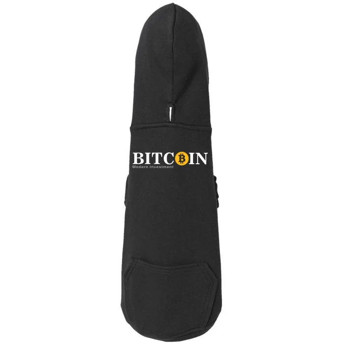 Bitcoin Modern Investment Doggie 3-End Fleece Hoodie