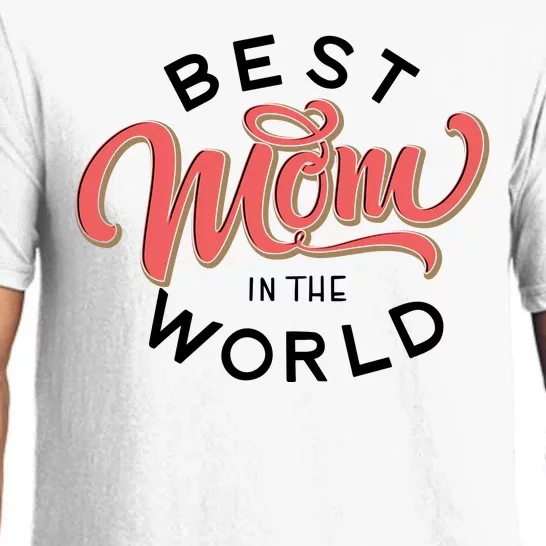 Best Mom In The World Cute Mother's Day Pajama Set