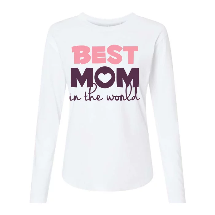 Best Mom In The World Gift Womens Cotton Relaxed Long Sleeve T-Shirt