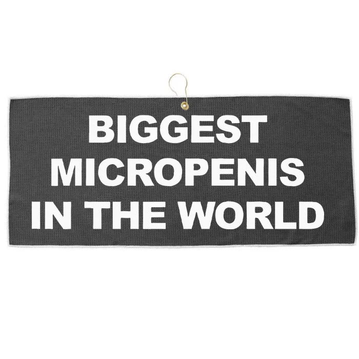 Biggest Micropenis In The World Large Microfiber Waffle Golf Towel