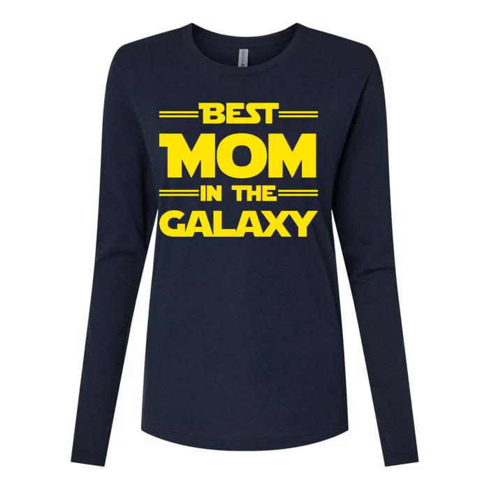 Best Mom In The Galaxy Womens Cotton Relaxed Long Sleeve T-Shirt