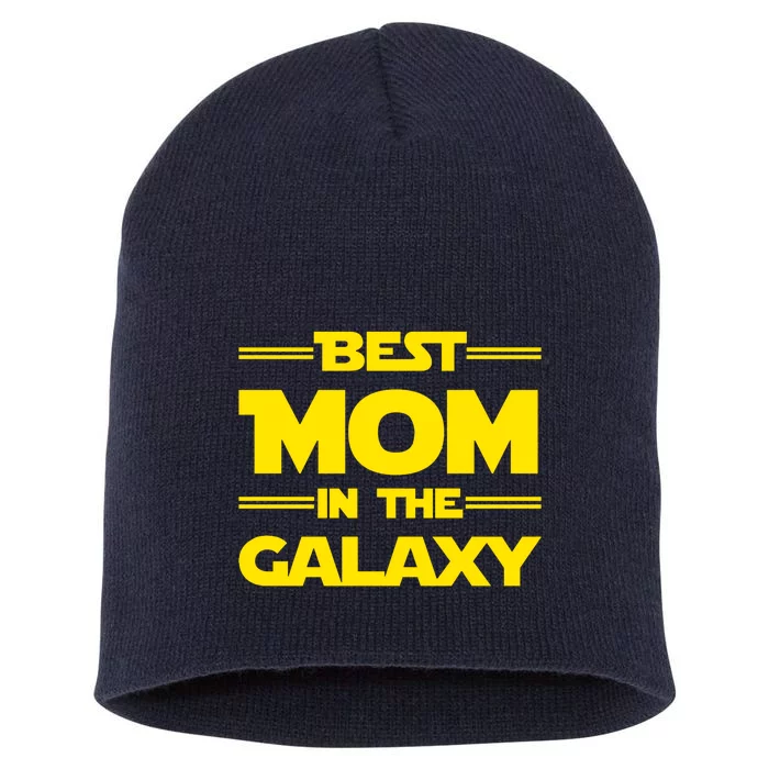 Best Mom In The Galaxy Short Acrylic Beanie