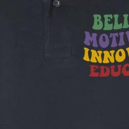 Believer Motivator Innovator Educator Softstyle Adult Sport Polo