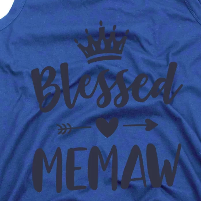 Blessed Memaw Idea From Grand Cute Mothers Day Memaw Cool Gift Tank Top