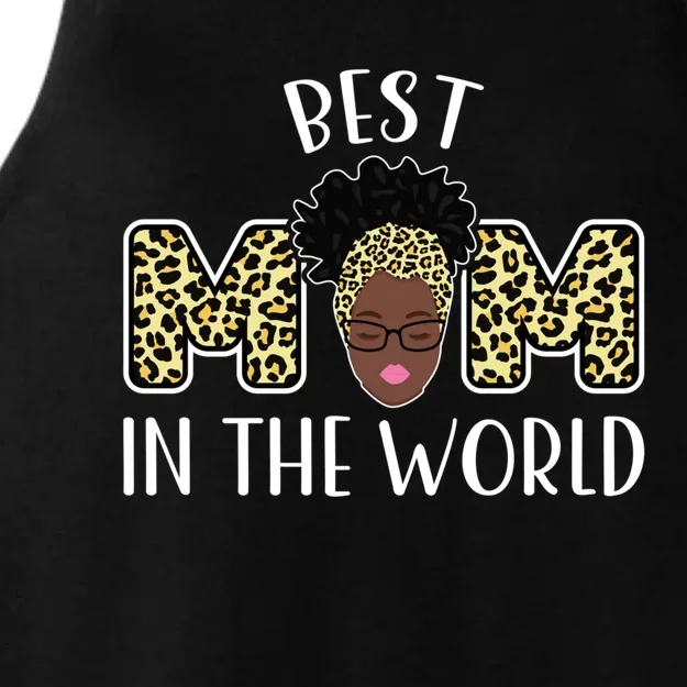 Best Mom In The World Grandma Gift Ladies Tri-Blend Wicking Tank