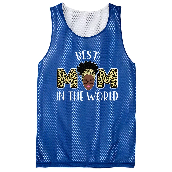 Best Mom In The World Grandma Gift Mesh Reversible Basketball Jersey Tank