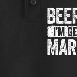 Beer Me Im Getting Married Groom Bachelor Party Dry Zone Grid Performance Polo