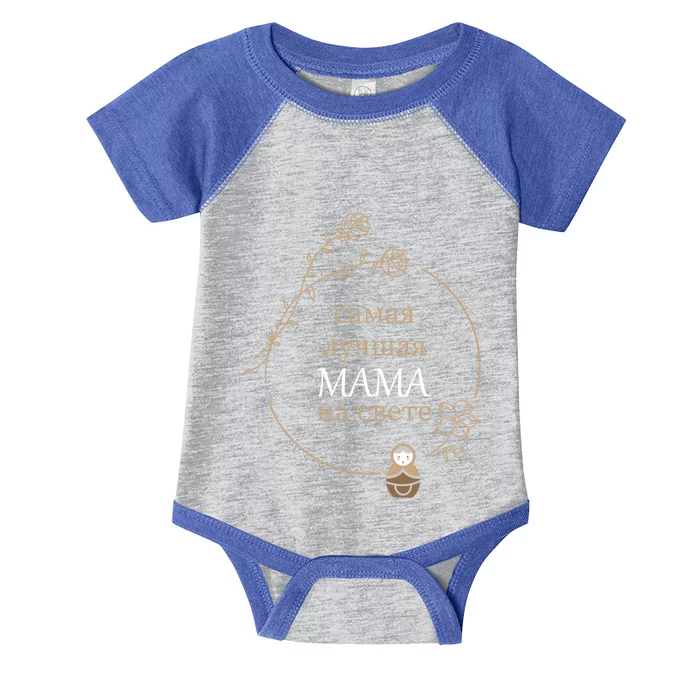 Best Mom In The World Mothers Day Cool Gift Infant Baby Jersey Bodysuit