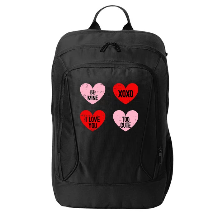 Be Mine I Love You Valentines Day Cute Vgiftday Heart Gift City Backpack