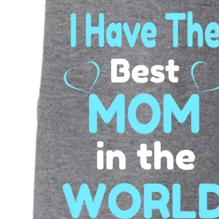 Best Mom In The World Mothers Day Gift Doggie 3-End Fleece Hoodie