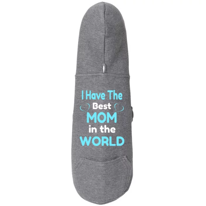 Best Mom In The World Mothers Day Gift Doggie 3-End Fleece Hoodie