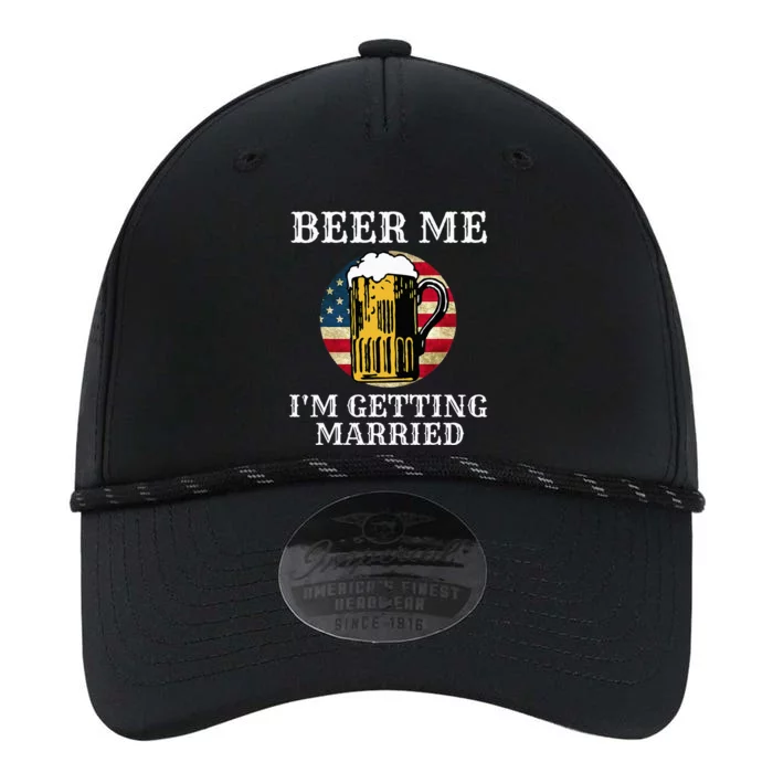 Beer Me I'm Getting Married Groom Grooms USA Performance The Dyno Cap