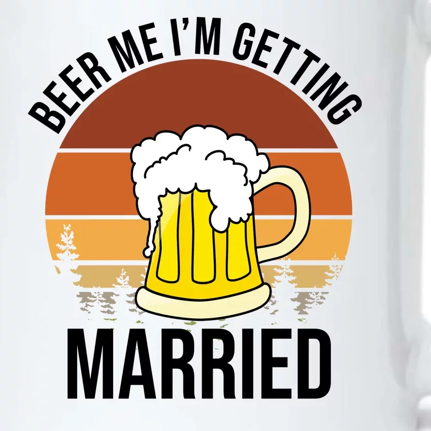 Beer Me I'm Getting Married Black Color Changing Mug