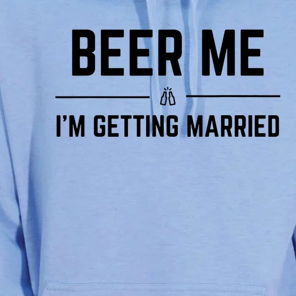 Beer Me Im Getting Married Funny Groom Bachelor Party Unisex Surf Hoodie