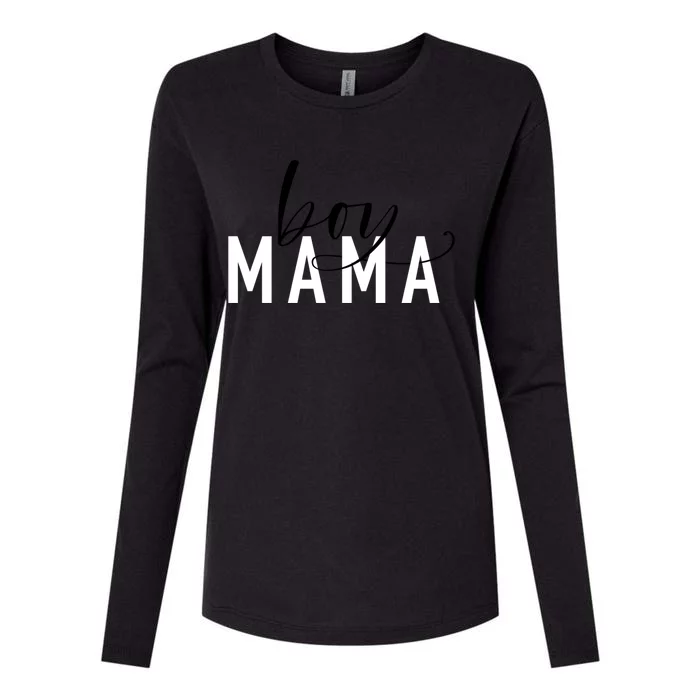 Boy Mama Jlz111 Gift Womens Cotton Relaxed Long Sleeve T-Shirt