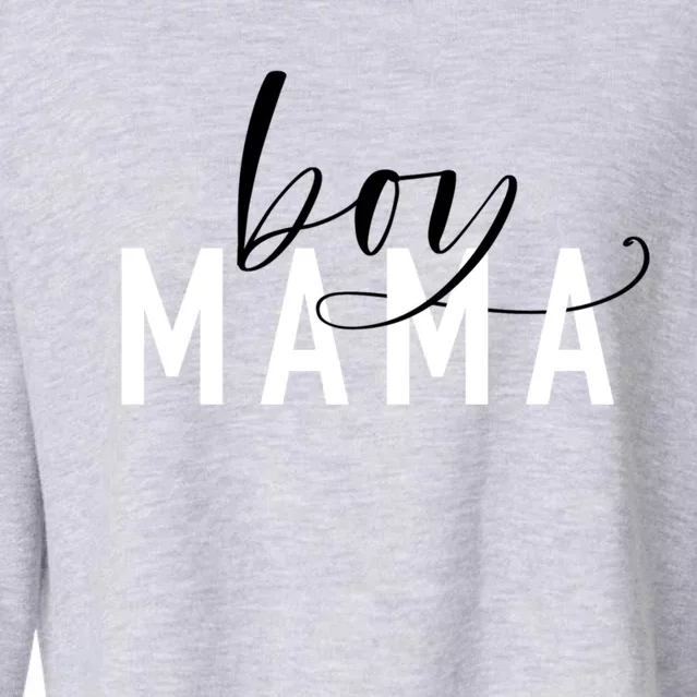 Boy Mama Jlz111 Gift Cropped Pullover Crew