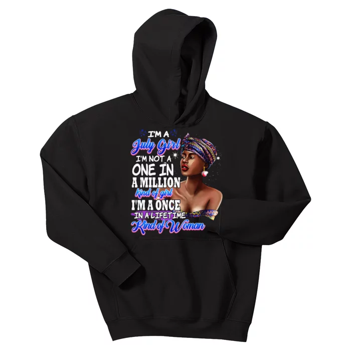 Birth Month July Women Birthday Kids Hoodie