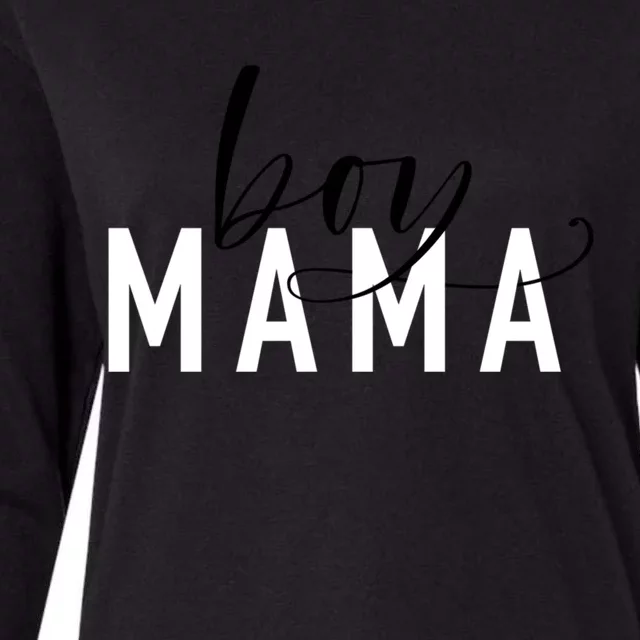 Boy Mama Jlz111 Gift Womens Cotton Relaxed Long Sleeve T-Shirt