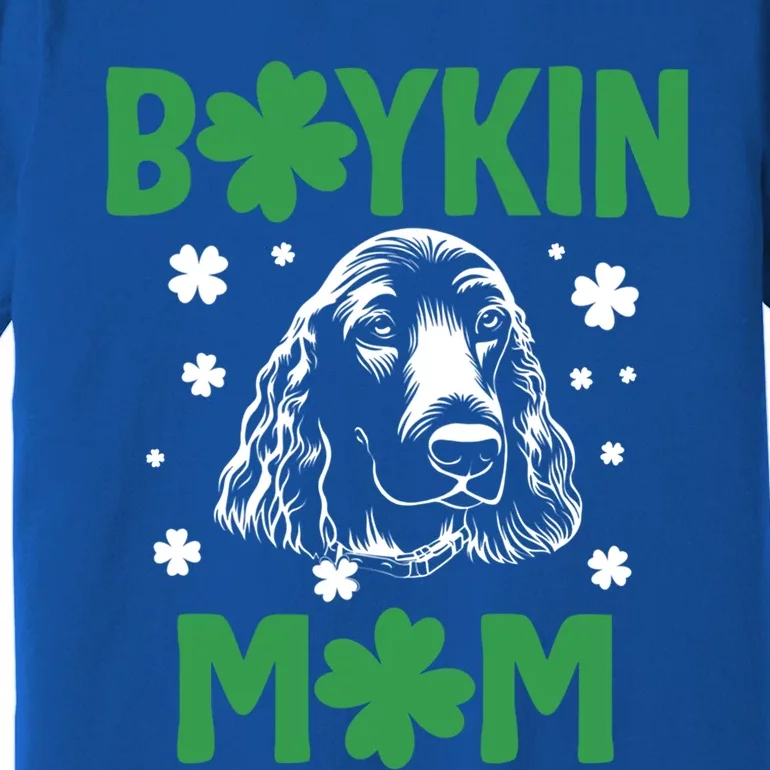 Boykin Mom Kin Spaniel Hunting Dog Mama St Patricks Day Gift Premium T-Shirt