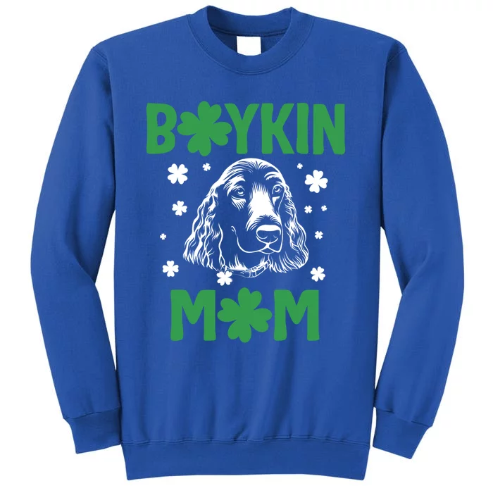 Boykin Mom Kin Spaniel Hunting Dog Mama St Patricks Day Gift Tall Sweatshirt