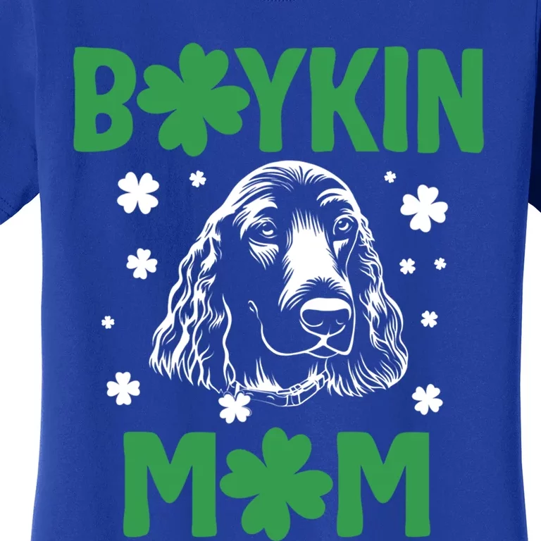 Boykin Mom Kin Spaniel Hunting Dog Mama St Patricks Day Gift Women's T-Shirt