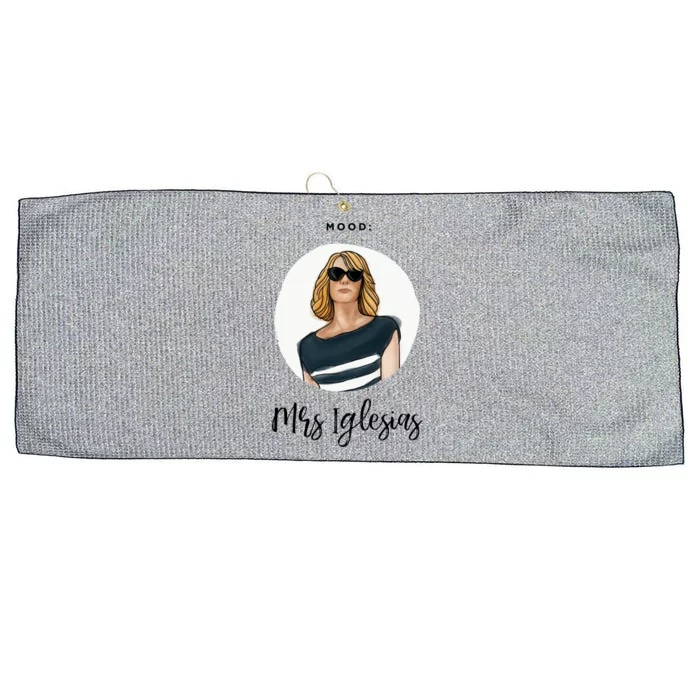 Bridesmaids Move Kristen Wiig Funny Mrs Iglesias Print Copy Large Microfiber Waffle Golf Towel