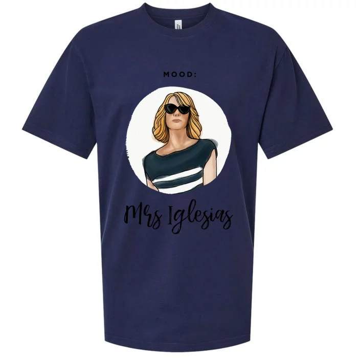 Bridesmaids Move Kristen Wiig Funny Mrs Iglesias Print Copy Sueded Cloud Jersey T-Shirt