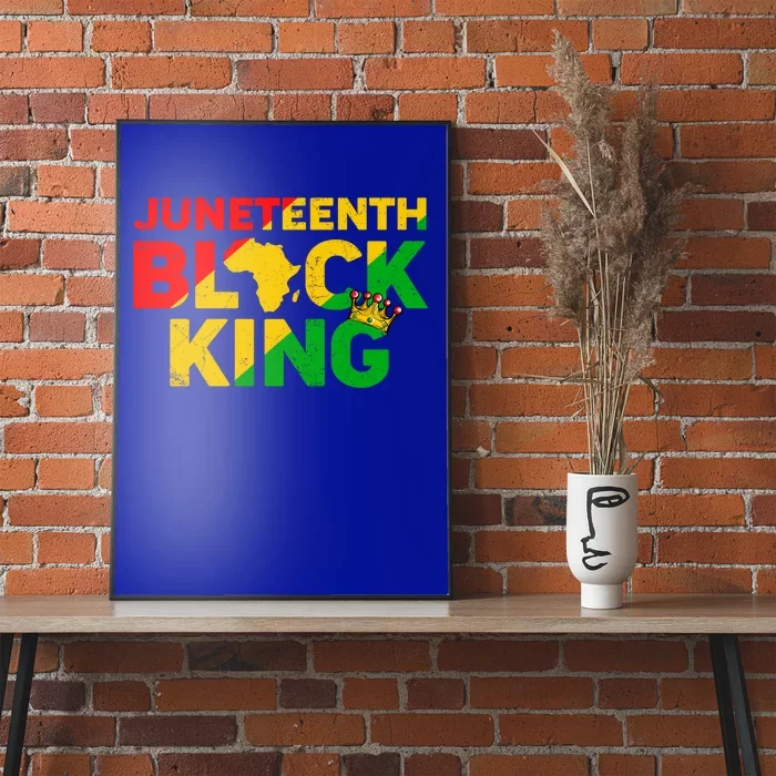 Black Melanin King Freedom Day Independence Juneteenth Gift Poster