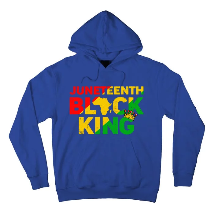 Black Melanin King Freedom Day Independence Juneteenth Gift Tall Hoodie