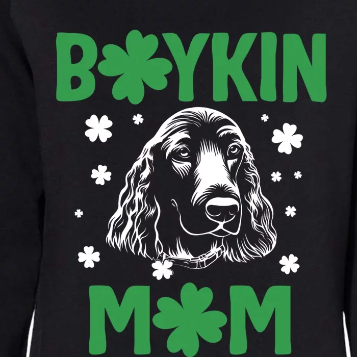 Boykin Mom Kin Spaniel Hunting Dog Mama St Patricks Day Gift Womens California Wash Sweatshirt