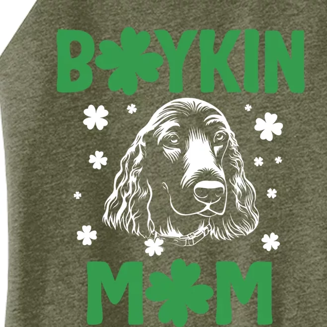 Boykin Mom Kin Spaniel Hunting Dog Mama St Patricks Day Gift Women’s Perfect Tri Rocker Tank