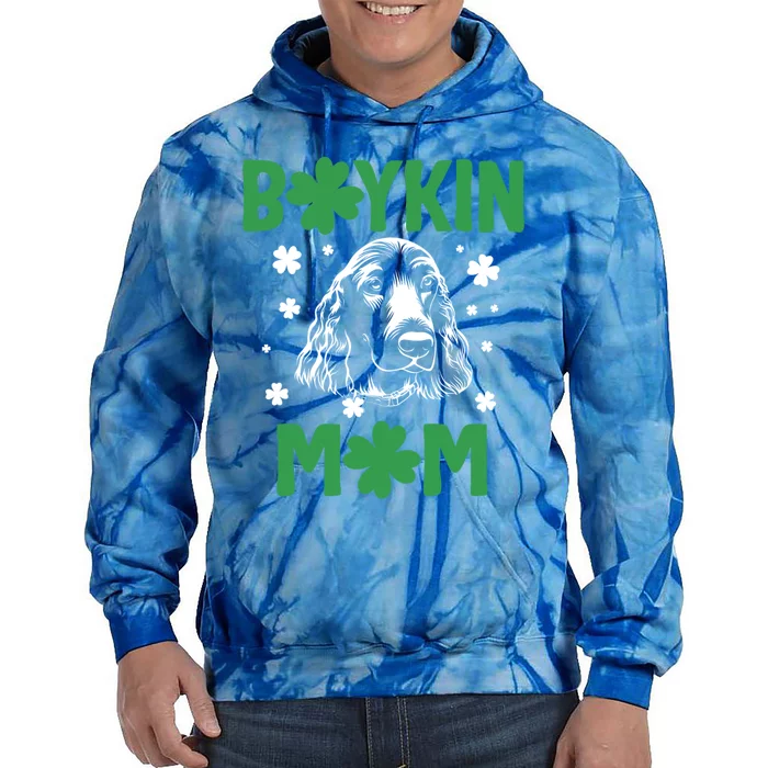 Boykin Mom Kin Spaniel Hunting Dog Mama St Patricks Day Gift Tie Dye Hoodie