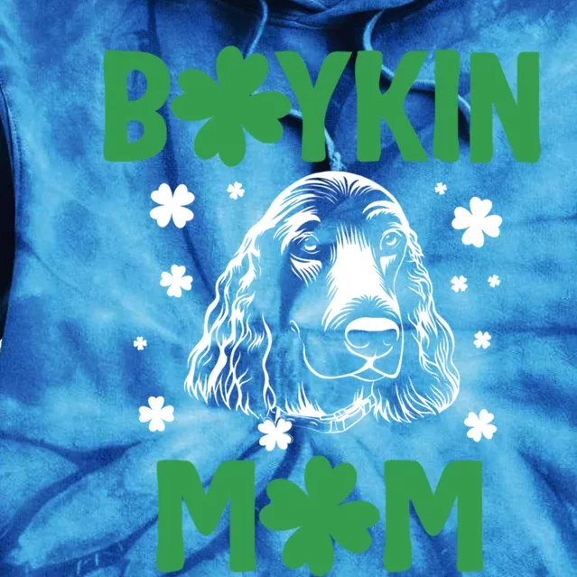 Boykin Mom Kin Spaniel Hunting Dog Mama St Patricks Day Gift Tie Dye Hoodie