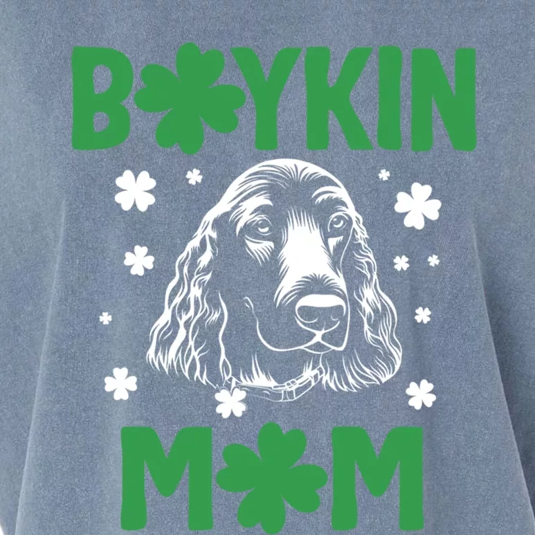 Boykin Mom Kin Spaniel Hunting Dog Mama St Patricks Day Gift Garment-Dyed Women's Muscle Tee