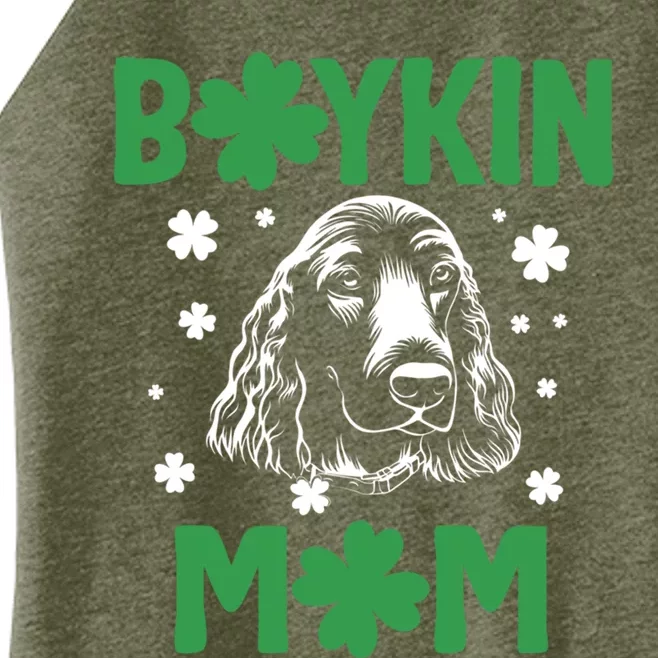 Boykin Mom Kin Spaniel Hunting Dog Mama St Patricks Day Gift Women’s Perfect Tri Rocker Tank