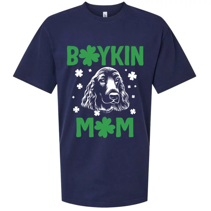 Boykin Mom Kin Spaniel Hunting Dog Mama St Patricks Day Gift Sueded Cloud Jersey T-Shirt