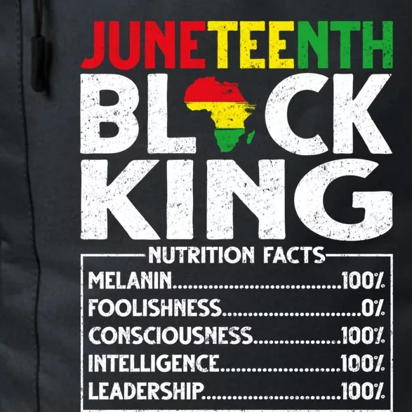 Black Melanin King Nutritional Facts African Blm Juneteenth Great Gift Daily Commute Backpack