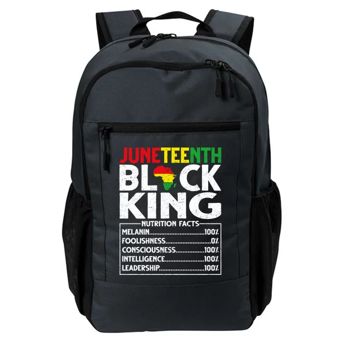 Black Melanin King Nutritional Facts African Blm Juneteenth Great Gift Daily Commute Backpack