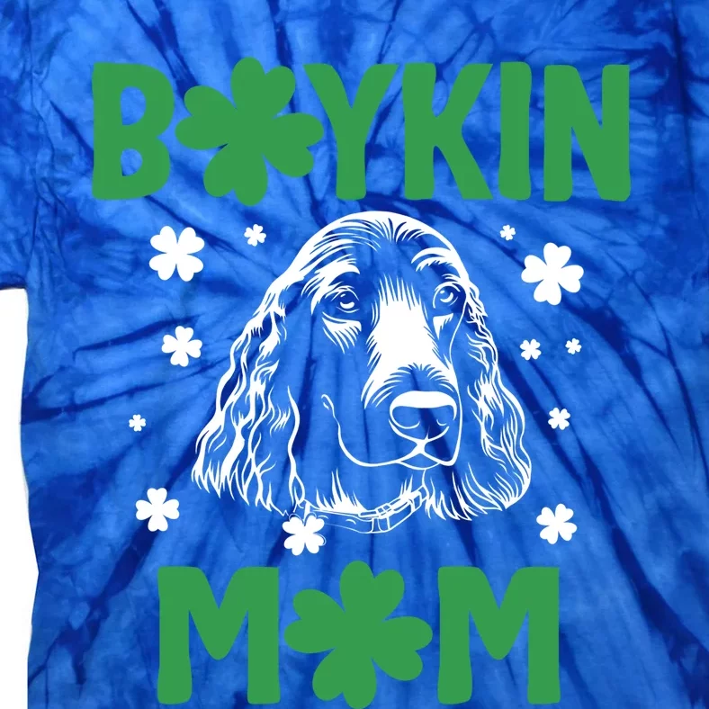 Boykin Mom Kin Spaniel Hunting Dog Mama St Patricks Day Gift Tie-Dye T-Shirt