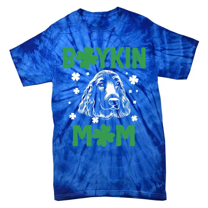 Boykin Mom Kin Spaniel Hunting Dog Mama St Patricks Day Gift Tie-Dye T-Shirt