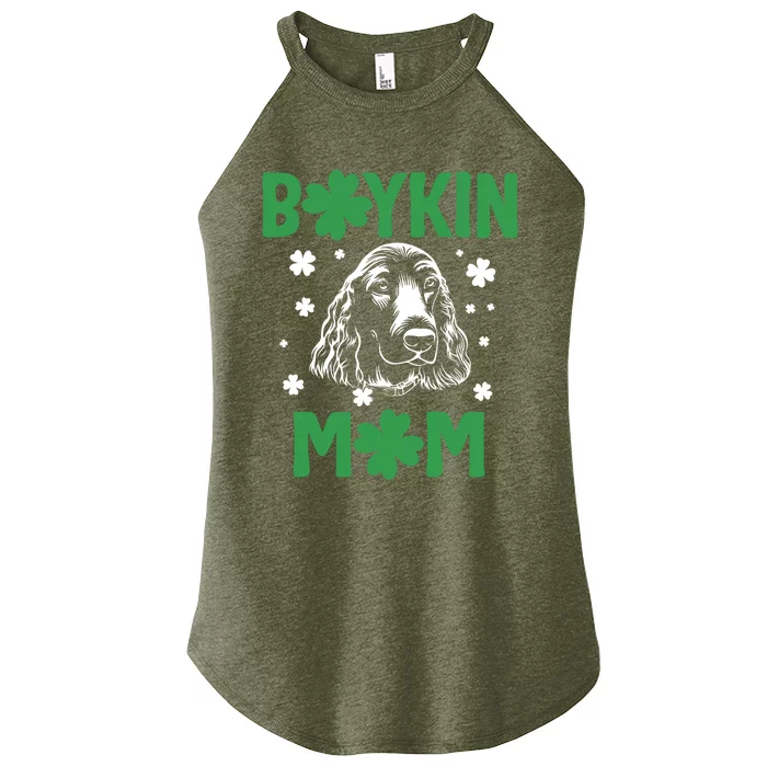 Boykin Mom Kin Spaniel Hunting Dog Mama St Patricks Day Gift Women’s Perfect Tri Rocker Tank