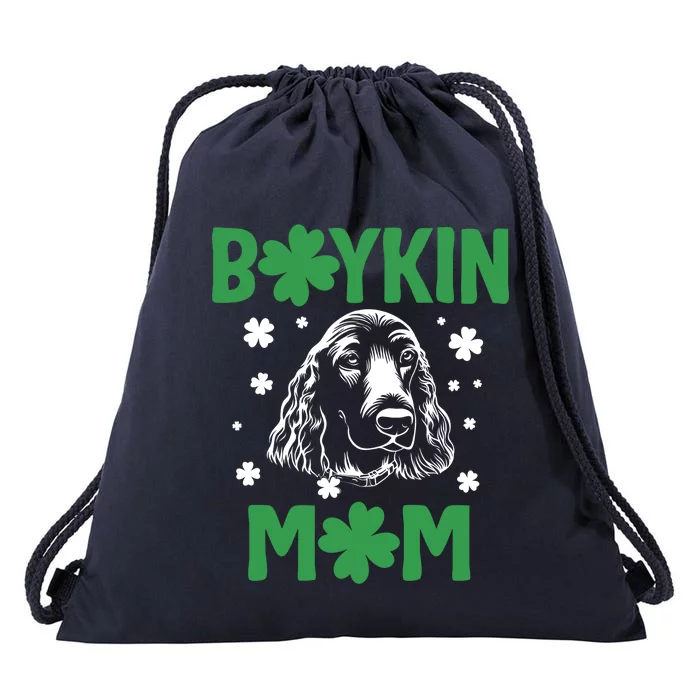 Boykin Mom Kin Spaniel Hunting Dog Mama St Patricks Day Gift Drawstring Bag