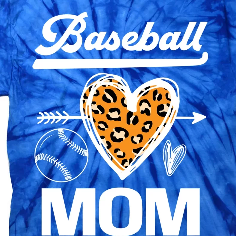 Baseball Mom Leopard Baseball Sport Proud Family Party Meaningful Gift Tie-Dye T-Shirt