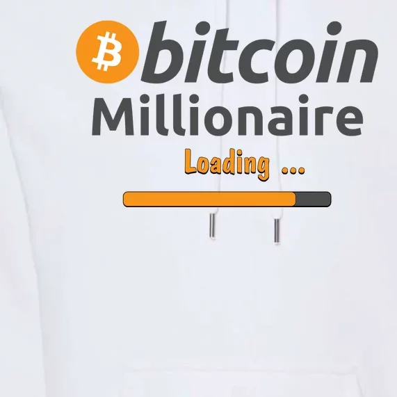 Bitcoin Millionaire Loading, Funny Bitcoin, Cryptocurrency, Bitcoin Crypto Premium Hoodie