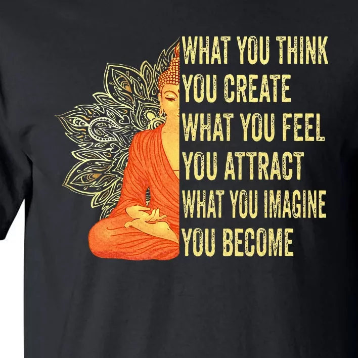 Buddha Meditation Law Of Attraction Tall T-Shirt