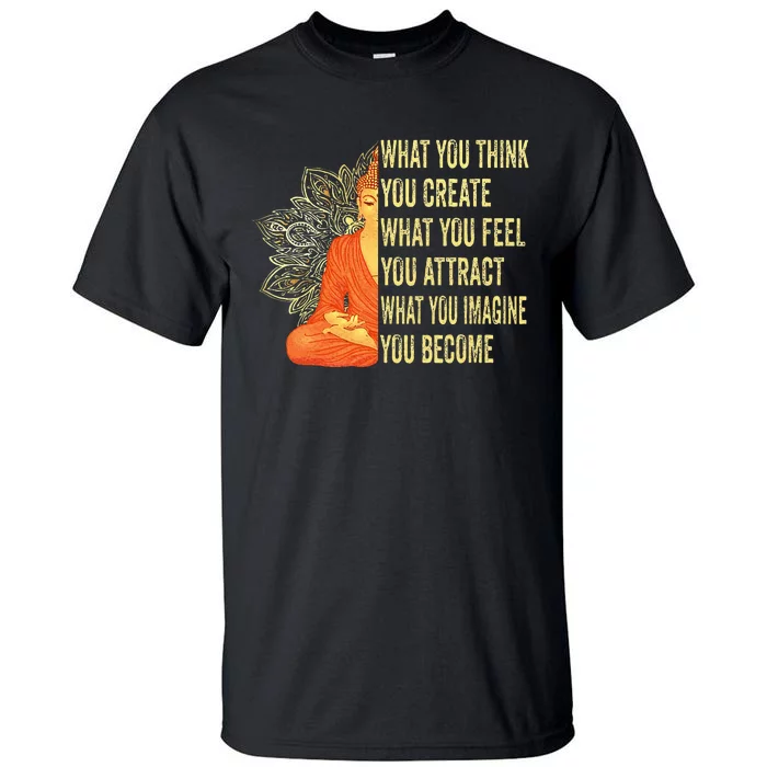 Buddha Meditation Law Of Attraction Tall T-Shirt