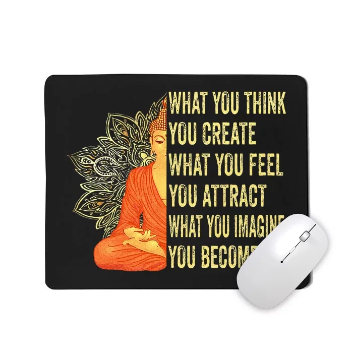 Buddha Meditation Law Of Attraction Mousepad