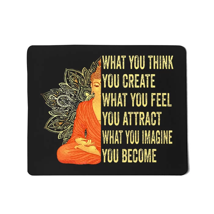 Buddha Meditation Law Of Attraction Mousepad