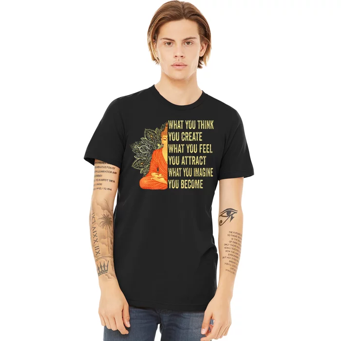 Buddha Meditation Law Of Attraction Premium T-Shirt