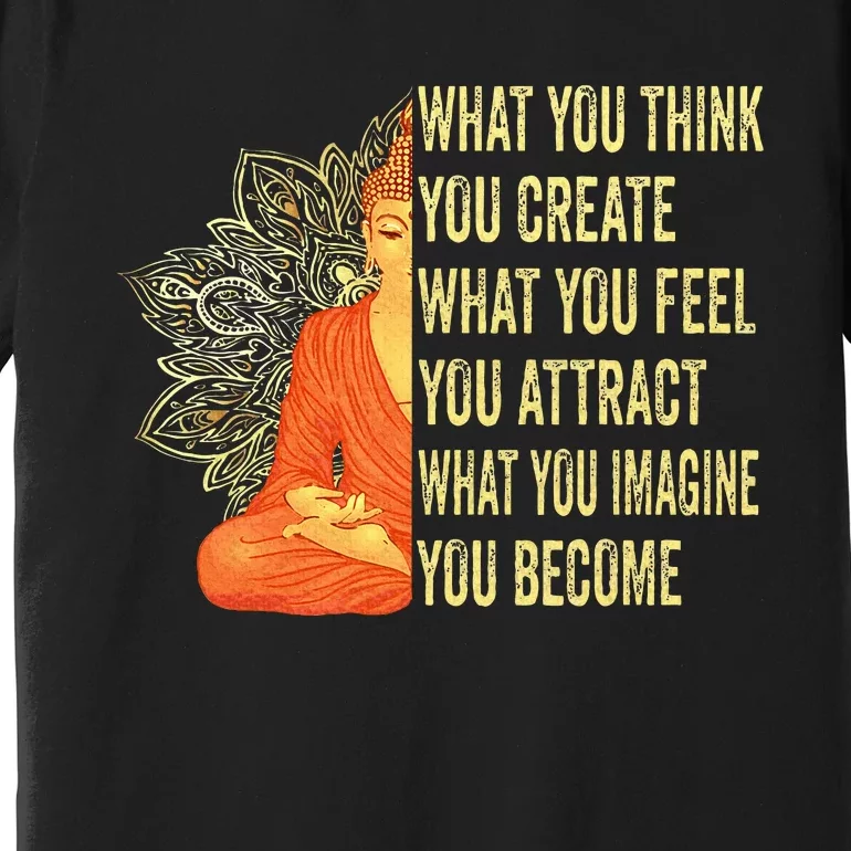 Buddha Meditation Law Of Attraction Premium T-Shirt